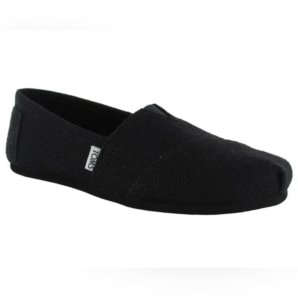 Toms Classic Casual Slip-On Canvas Loafer Espadrille Flat Preppy Shoe Black 8W